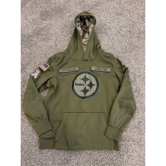 Nike Pittsburgh Steelers youth large salute to service hoodie - Picture 1 of 7
